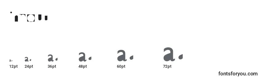 InNOut Font Sizes