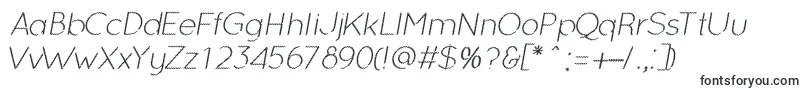 Шрифт OcieLightitalic – шрифты, начинающиеся на O