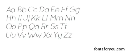 Review of the OcieLightitalic Font