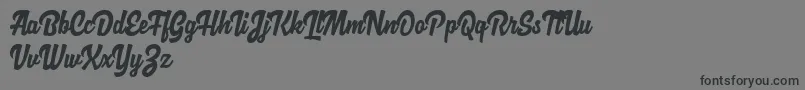 LoguetownDemo-Schriftart – Schwarze Schriften auf grauem Hintergrund