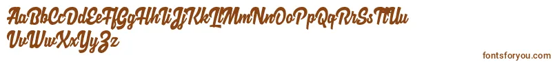 LoguetownDemo Font – Brown Fonts on White Background