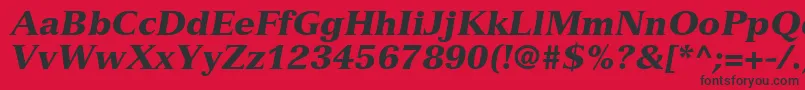 Więcej informacji o czcionce NuanceBlackSsiBlackItalic Czcionka NuanceBlackSsiBlackItalic – czarne czcionki na czerwonym tle