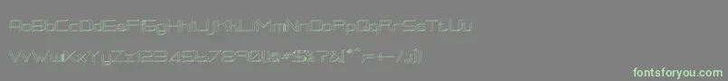 RmSquarial3D-Schriftart – Grüne Schriften auf grauem Hintergrund