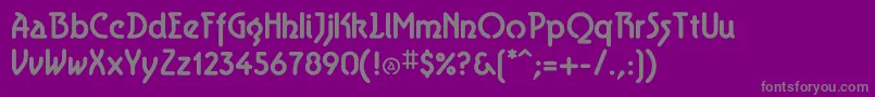 Weitere Informationen zur AeroliteBold-Schriftart AeroliteBold-Schriftart – Graue Schriften auf violettem Hintergrund