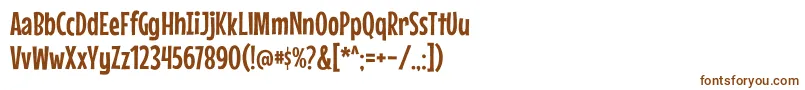 MousememoirsRegular-fontti – ruskeat fontit valkoisella taustalla