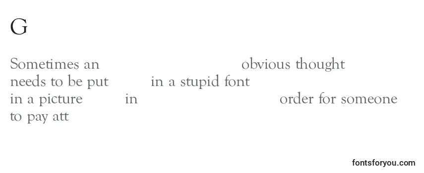 GoudyOldStyleNormal Font