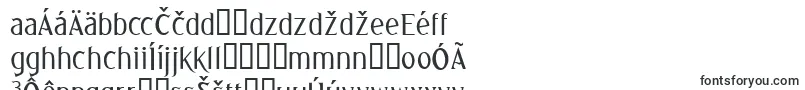 フォントGreetings – スロバキアのフォント