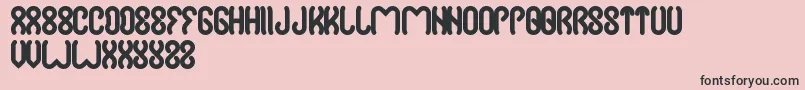 More about Jussta Font Jussta Font – Black Fonts on Pink Background
