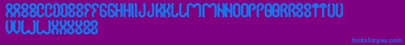 More about Jussta Font Jussta Font – Blue Fonts on Purple Background