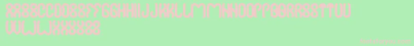 En savoir plus sur la police Jussta Police Jussta – polices roses sur fond vert