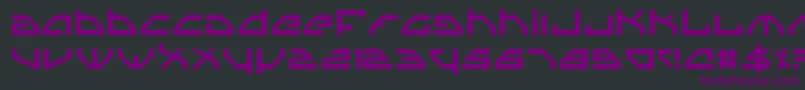 Spylord Font – Purple Fonts on Black Background