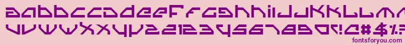 Spylord Font – Purple Fonts on Pink Background