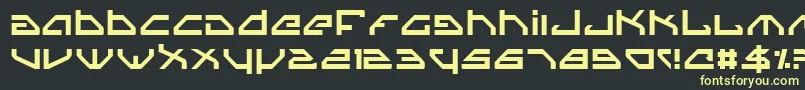 Spylord Font – Yellow Fonts on Black Background