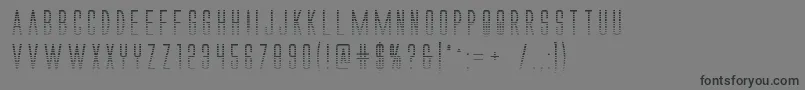 Alienleaguegradbold Font – Black Fonts on Gray Background