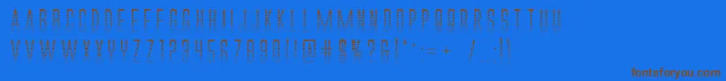 Alienleaguegradbold Font – Brown Fonts on Blue Background