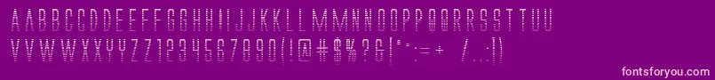 Alienleaguegradbold Font – Pink Fonts on Purple Background