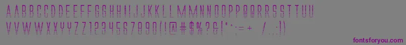 Alienleaguegradbold Font – Purple Fonts on Gray Background