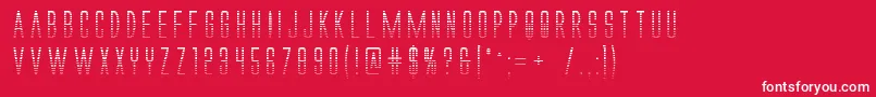 More about Alienleaguegradbold Font Alienleaguegradbold Font – White Fonts on Red Background