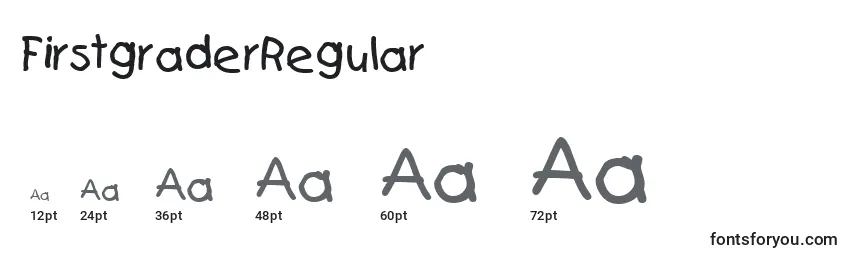 Размеры шрифта FirstgraderRegular