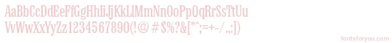 ColonelSerialRegularDb Font – Pink Fonts on White Background