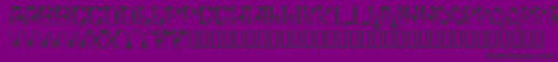Groupsex Font – Black Fonts on Purple Background