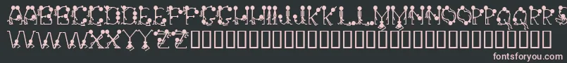 Groupsex Font – Pink Fonts on Black Background