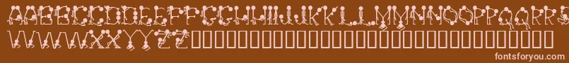 More about Groupsex Font Groupsex Font – Pink Fonts on Brown Background