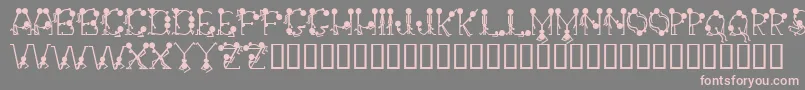 Groupsex Font – Pink Fonts on Gray Background