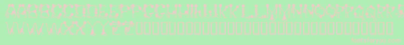 Groupsex Font – Pink Fonts on Green Background