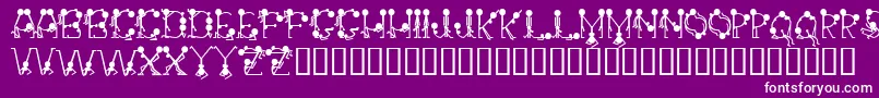 Groupsex Font – White Fonts on Purple Background