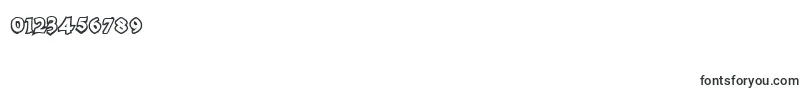 DarkCrystalOutline Font – Fonts for Numbers and Digits