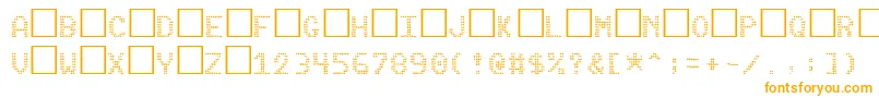 PinballData Font – Orange Fonts