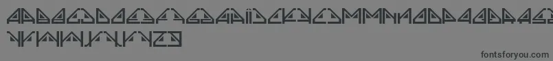 Sindrome Font – Black Fonts on Gray Background