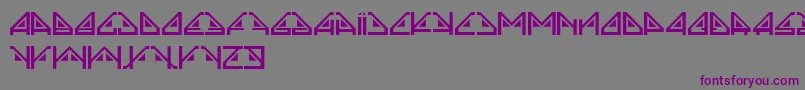 Sindrome Font – Purple Fonts on Gray Background