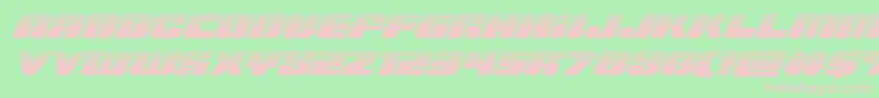 Capricushalf Font – Pink Fonts on Green Background