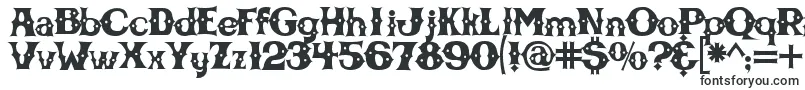 Шрифт Cbgbfont – плакатные шрифты