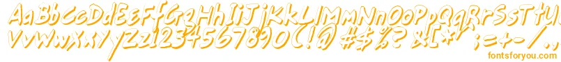 GortsFairHandShadow Font – Orange Fonts