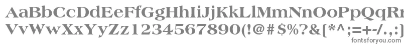 Шрифт AmericanastdExtrabold – серые шрифты