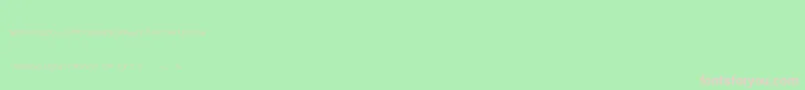 フォントSakuraIrohanihoheto – 緑の背景にピンクのフォント