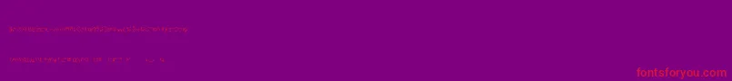 SakuraIrohanihoheto Font – Red Fonts on Purple Background