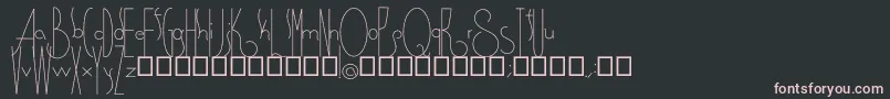 Spirituality Font – Pink Fonts on Black Background