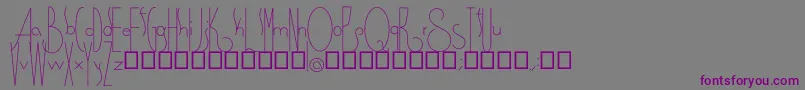 Spirituality Font – Purple Fonts on Gray Background