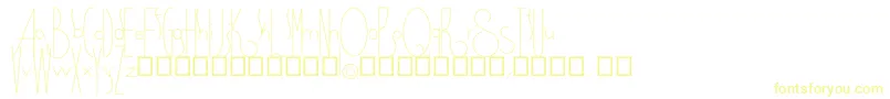 Spirituality Font – Yellow Fonts on White Background