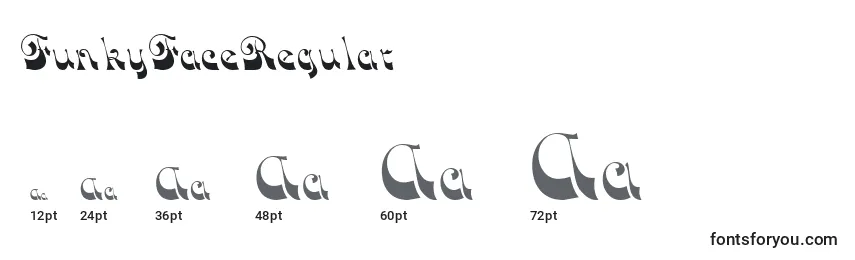 FunkyFaceRegular Font Sizes