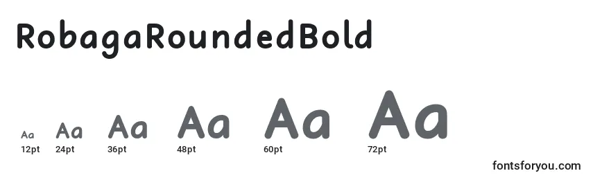 RobagaRoundedBold Font Sizes