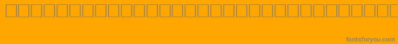 Шрифт Koi8Architect – серые шрифты на оранжевом фоне