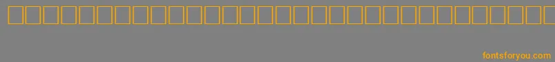 Шрифт Koi8Architect – оранжевые шрифты на сером фоне