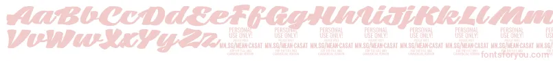 Saiba mais sobre a fonte MeancasatfatPersonalUse Fonte MeancasatfatPersonalUse – fontes cor-de-rosa