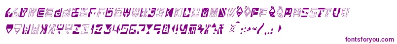Alianna Font – Purple Fonts on White Background