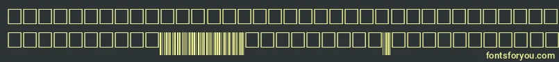 Code39digitstt Font – Yellow Fonts on Black Background